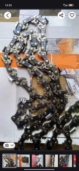 Ланцюги цепи шини для бензопилы, електропили орігінал