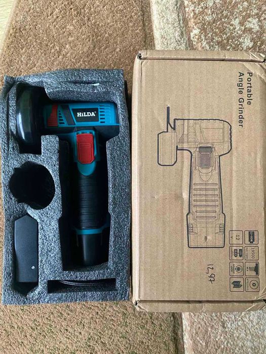 HILDA 12 В Міні Кутова шліфовальна машинка, болгарка