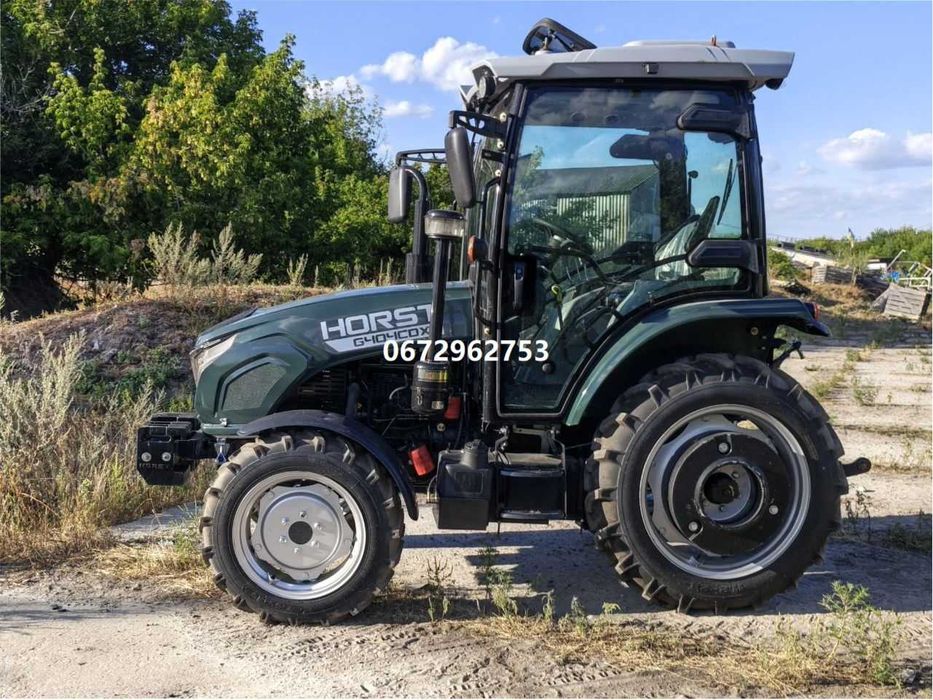 Мінітрактор HORST G 404 CDXU (синій) Хорст з кабіною доставка безкоштовна гарантія сервіс є кредитування відео огляд перед відправкою