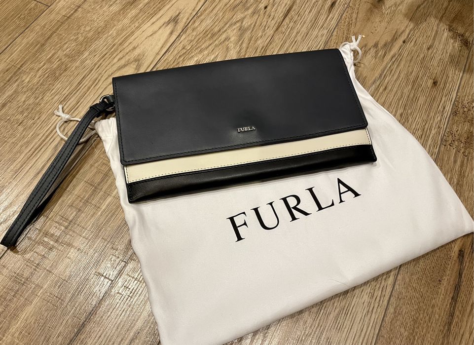 Сумка клатч Furla оригінал, як нова, шкіра