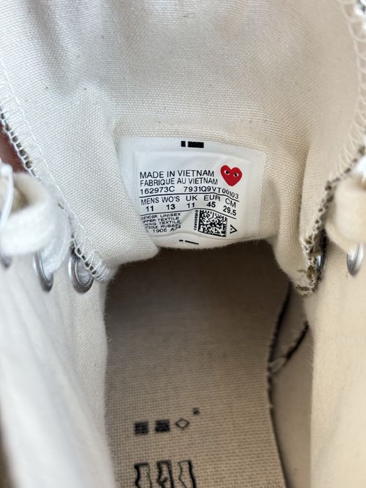 Нові чоловічі кеди Converse Chuck Taylor All Star 70s x Comme des Garçons PLAY