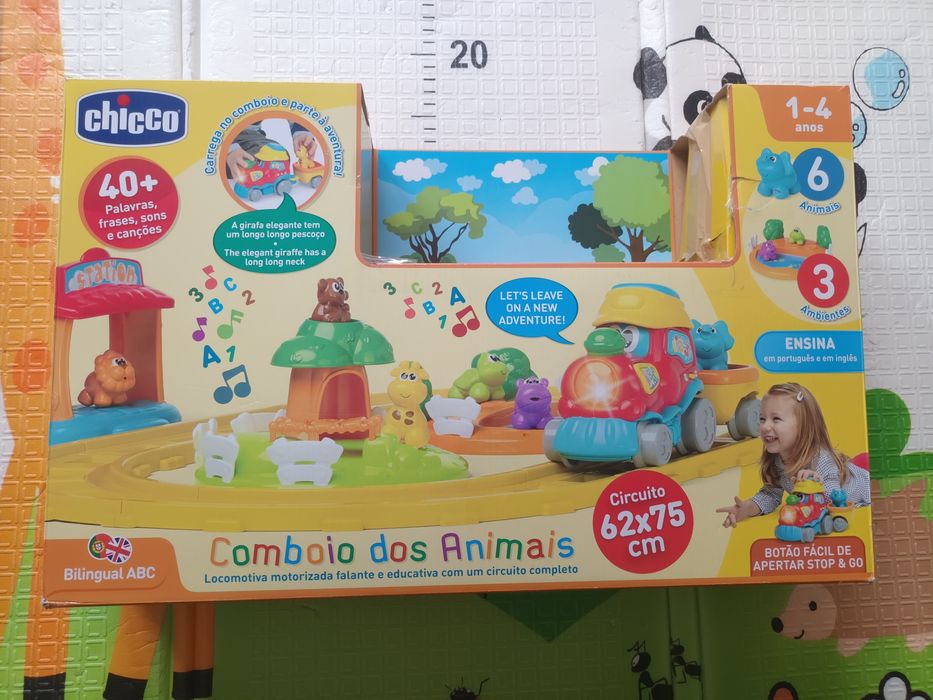 Comboio dos animais Chicco (Bilingue)