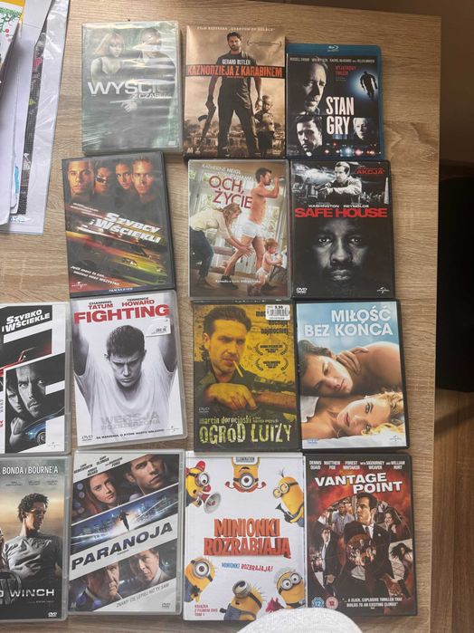 Płyty DVD filmy, seriale 218 szt.