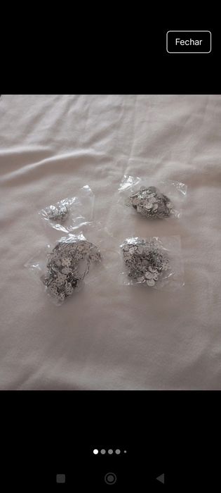 Conjunto de jóias prateado
