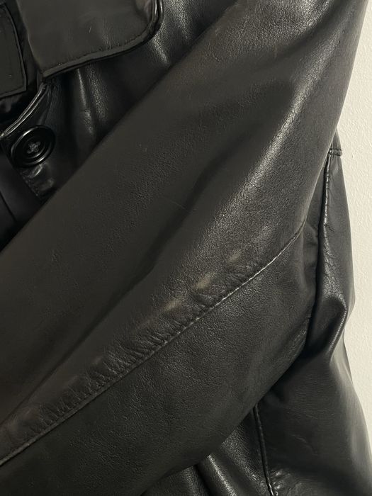 Шкіряний піджак (невідомого бренда) розмір M