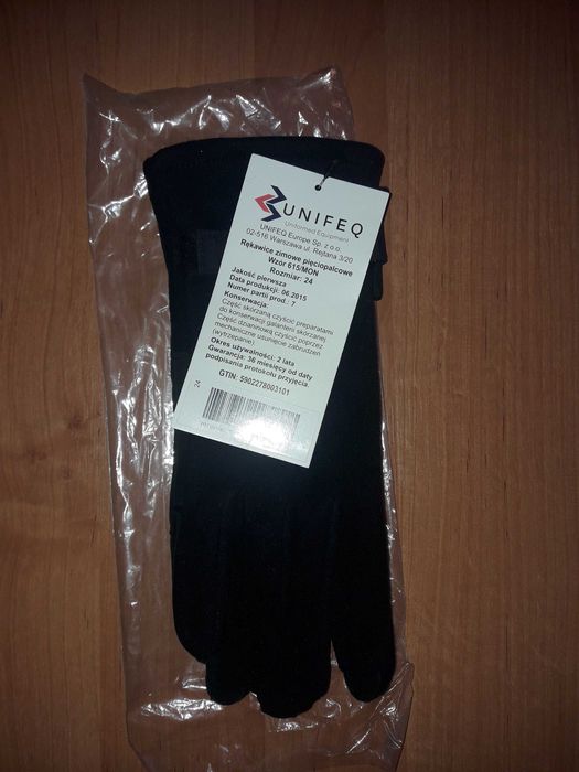 Rękawice zimowe czarne