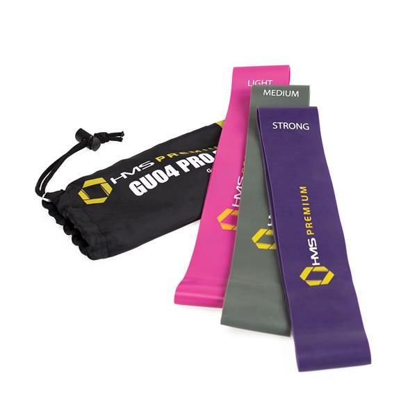 Gu04 Pro Set Zestaw Gum Do Ćwiczeń Hms Pozostałe Fitness