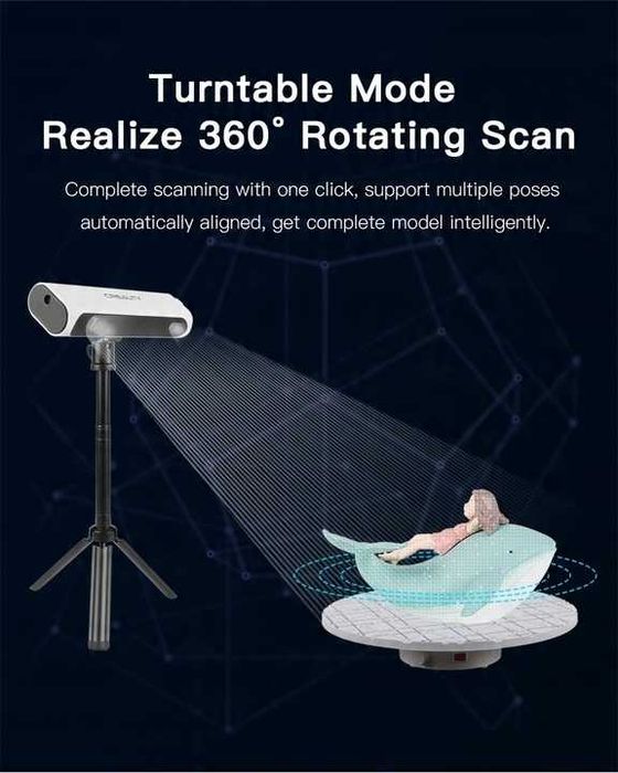 Skaner 3D CREALITY CR-Scan 01 ze stołem obrotowym do drukarek 3D