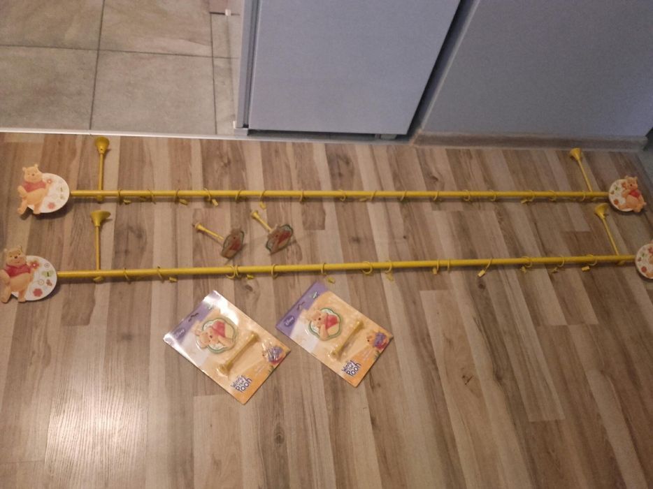 Sprzedam metalowy żółty karnisz Bojanek Disney Bambini Kubuś Puchat