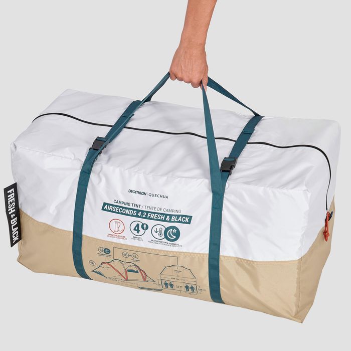 Tenda de Campismo Insuflável Air Seconds 4.2 Fresh & Black, 4