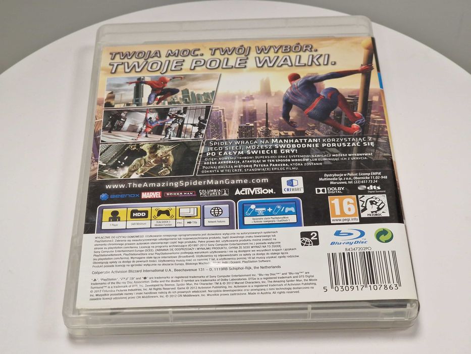 Gra PS3 Niesamowity Spiderman Sklep Zamiana