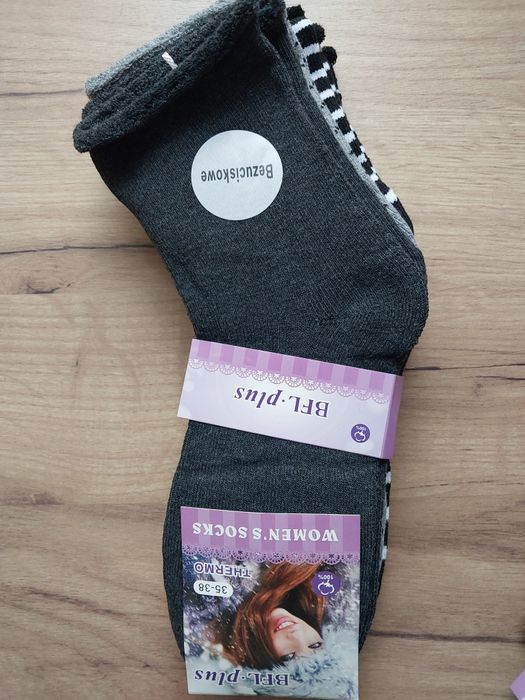 Frotte skarpety damskie Bezuciskowe