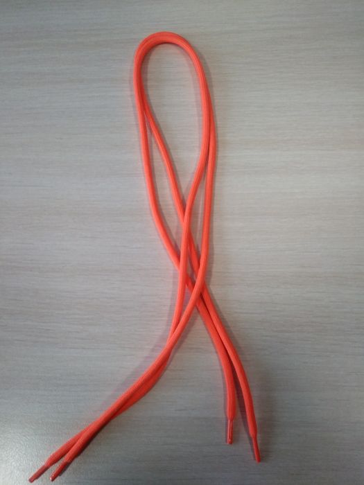 Sznurówki pomarańczowe neonowe