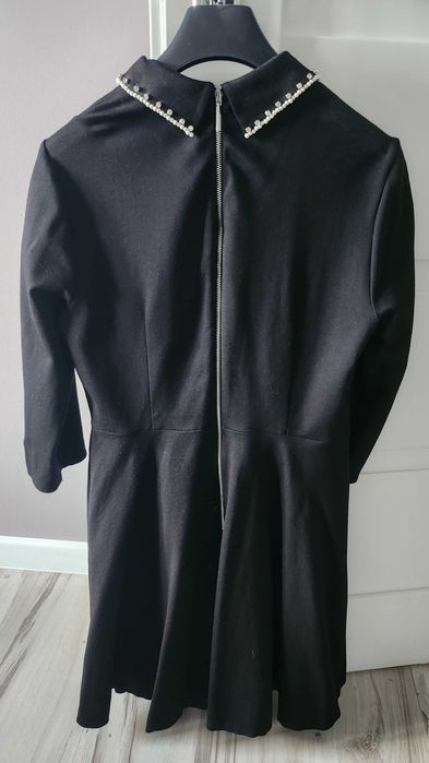 Kate spade sukienka z ozdobym kołnierzykiem 40 L