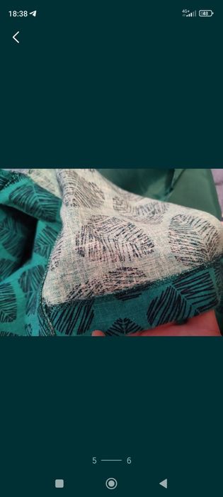 Практически новое очень  льняное платье р. 46 Англия