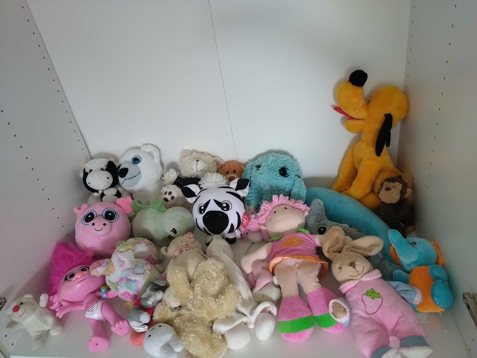 Duży zestaw pluszaków