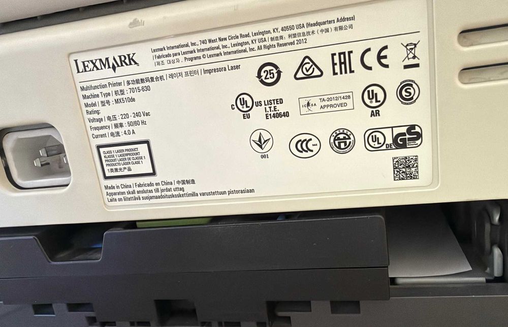 Drukarka LEXMARK MX510de