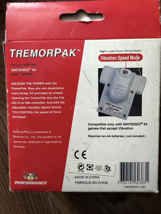Termor pak nintendo 64