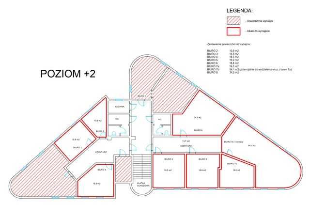 Do wynajęcia nowoczesny lokal biurowy – Kraków, ul. Jasnogórska 11 m²