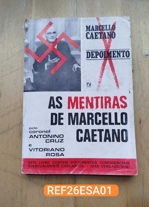 Livro Antigo "As Mentiras de Marcello Caetano"