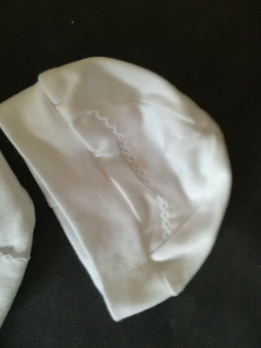 Komplet bialy, chrzest, idealny na lato, bawełna, Polski producent