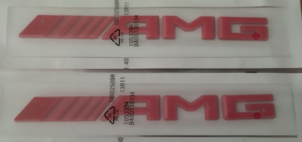 Emblema Mercedes AMG mala