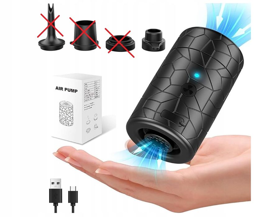 Miniaturowa Elektryczna Pompka Powietrza 4500Pa Brak Końcówek