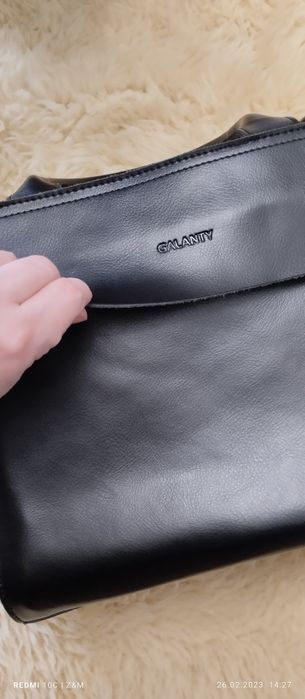 Жіноча Сумка портфель натуральна шкіра