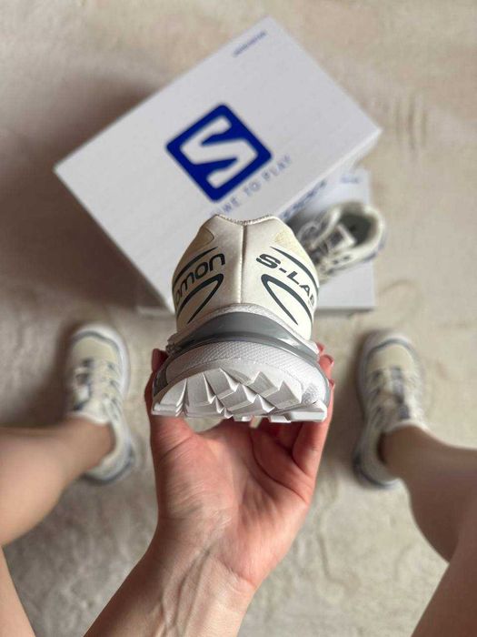 Жіночі Кросівки Salomon XT-6 S-LAB Soft Ground Beige White Gray