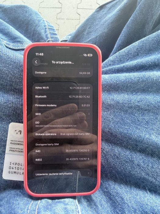 Iphone 13 mini 128gb 76% kondycja