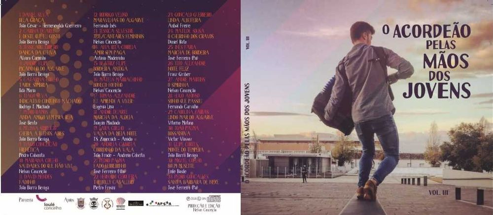 Coleção 5 CDs   "O Acordeão pelas mãos dos jovens" - 123 músicas64297545463811122