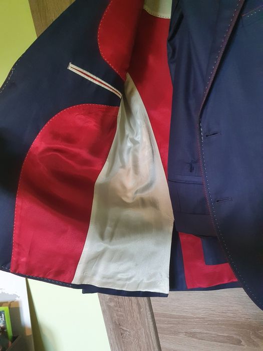 Garnitur męski granatowy