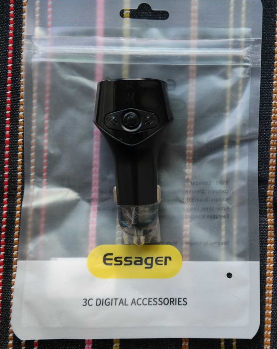 Carregador de Isqueiro Bluetooth Essager - Alt. Roidmi