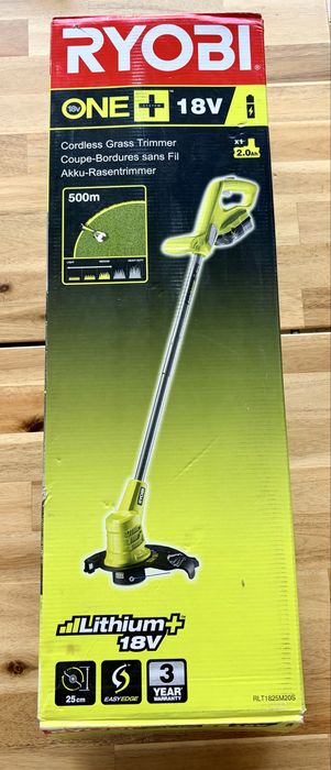 Podkaszarka Ryobi OLT1825M – sprawna, zadbana + akumulator 2.0Ah + ładowarka + 30 m żyłki