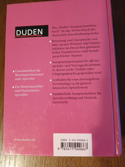 Aussprachewoerterbuch Duden