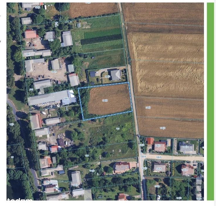Działka rolna w spokojnej wsi, 2984 m²