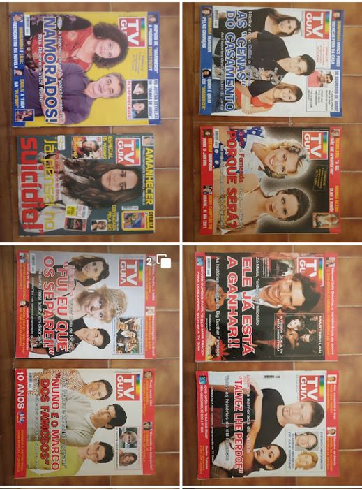 Lote de revistas TV GUIA