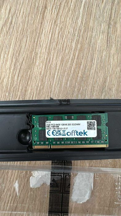 RAM S110 2GB PC2-6400  128X8 200 SODIMM Offtek