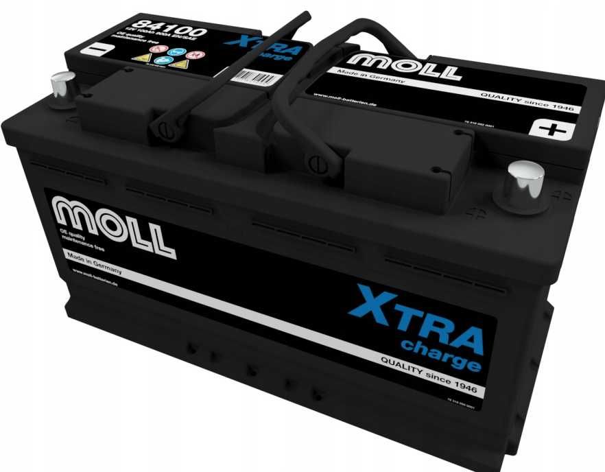 NOWY! Akumulator Rozruchowy MOLL X-Tra Charge - 12V - 100Ah - 850A P+