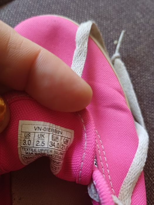 Tenisówki dla dziewczynki Vans