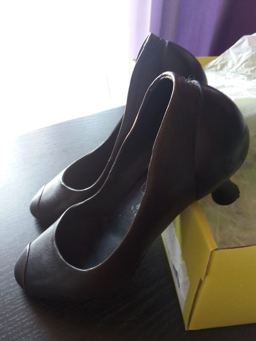 Sapatos Fly London, Preto esverdeado, tamanho 36