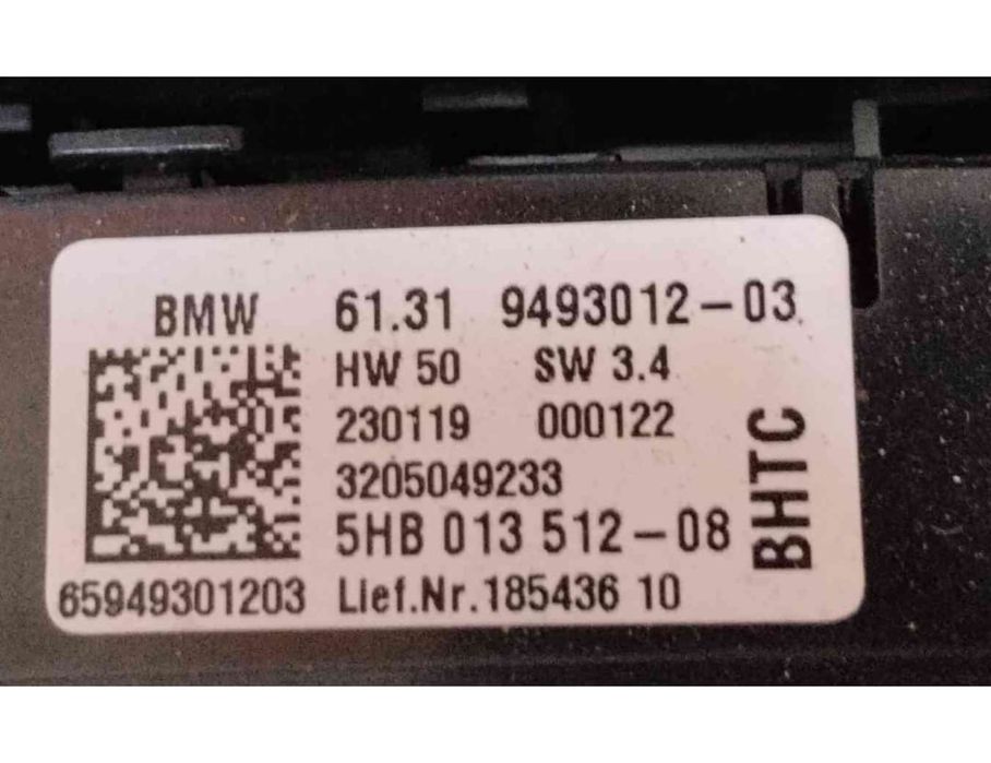 Comando Chauffage / Sofagem 9493012-03 - BMW 3
