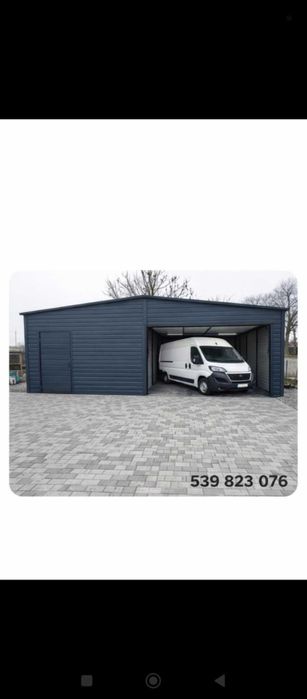 Garaż blaszak garaż blaszany wiata blaszana 7x5 6x6 5x5 na busy profil