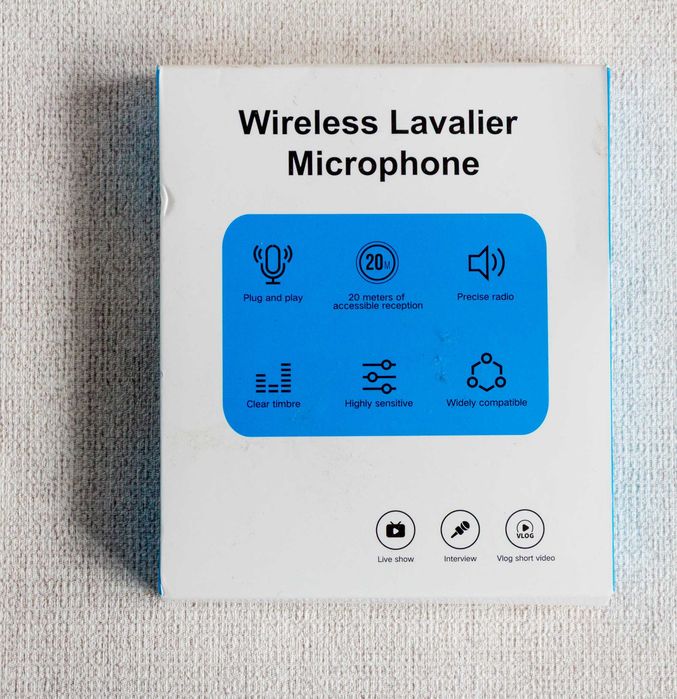 Бездротовий петличний мікрофон K1CLU 2 мікрофони USB-C Lightning