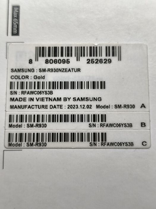 Samsung Galaxy Watch 6 40mm Gold