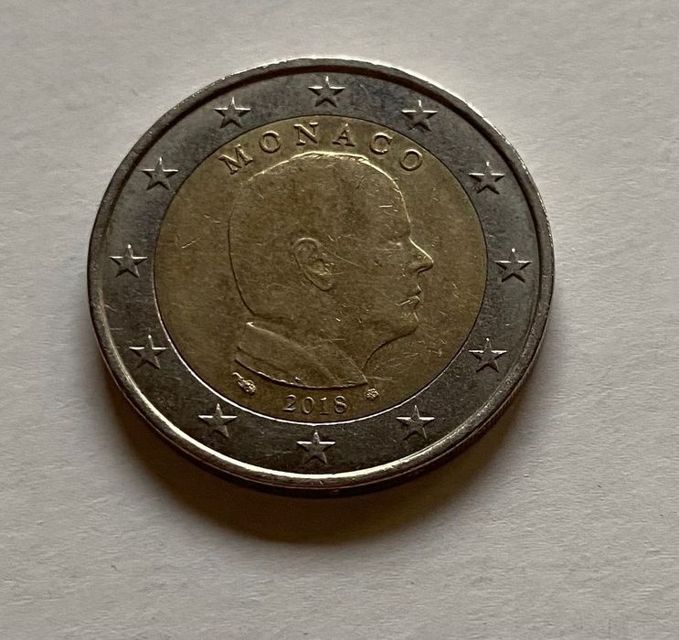 Coin - 2 Euros / 2€ - Monaco - 2018 - Euro