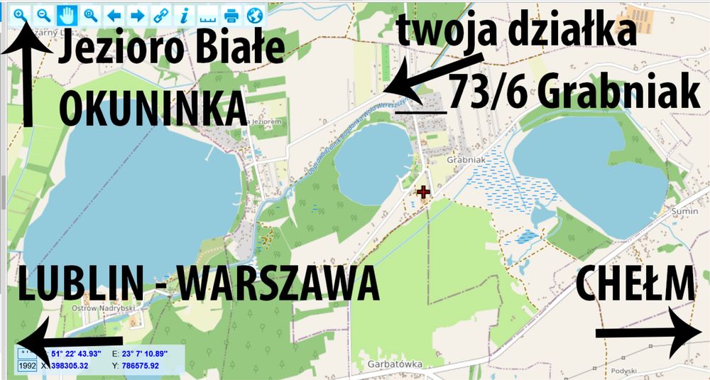 Działka budowalana GRABNIAK nad jeziorem Rotcze UCZCIWA OFERTA BEZPOŚR - Widok 2