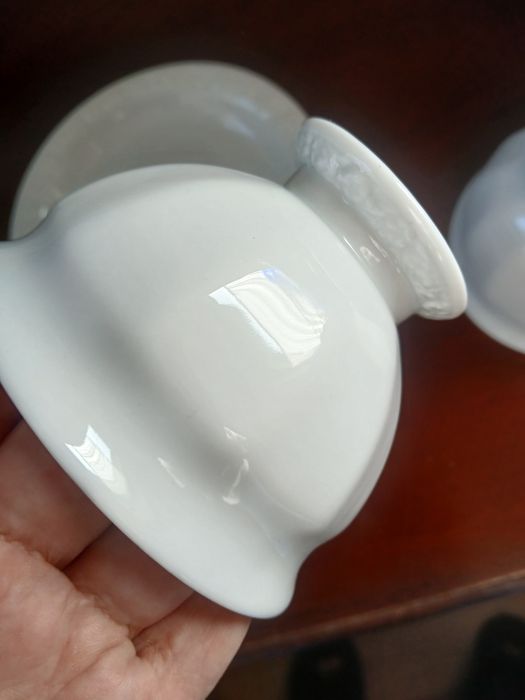 Rosenthal Biała Maria 2 filiżanki ze spodkami