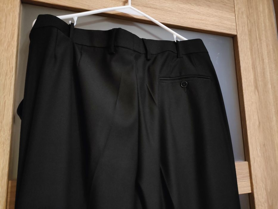 Spodnie garniturowe męskie XL