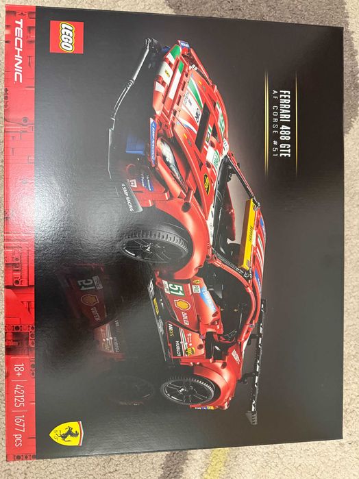 LEGO Technic 42125; Ferrari 488 GTE AF Corse #51 - Nowy zestaw
